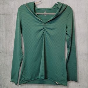 Prana Perry Stripe Pullover Hoodie - Women's Medium